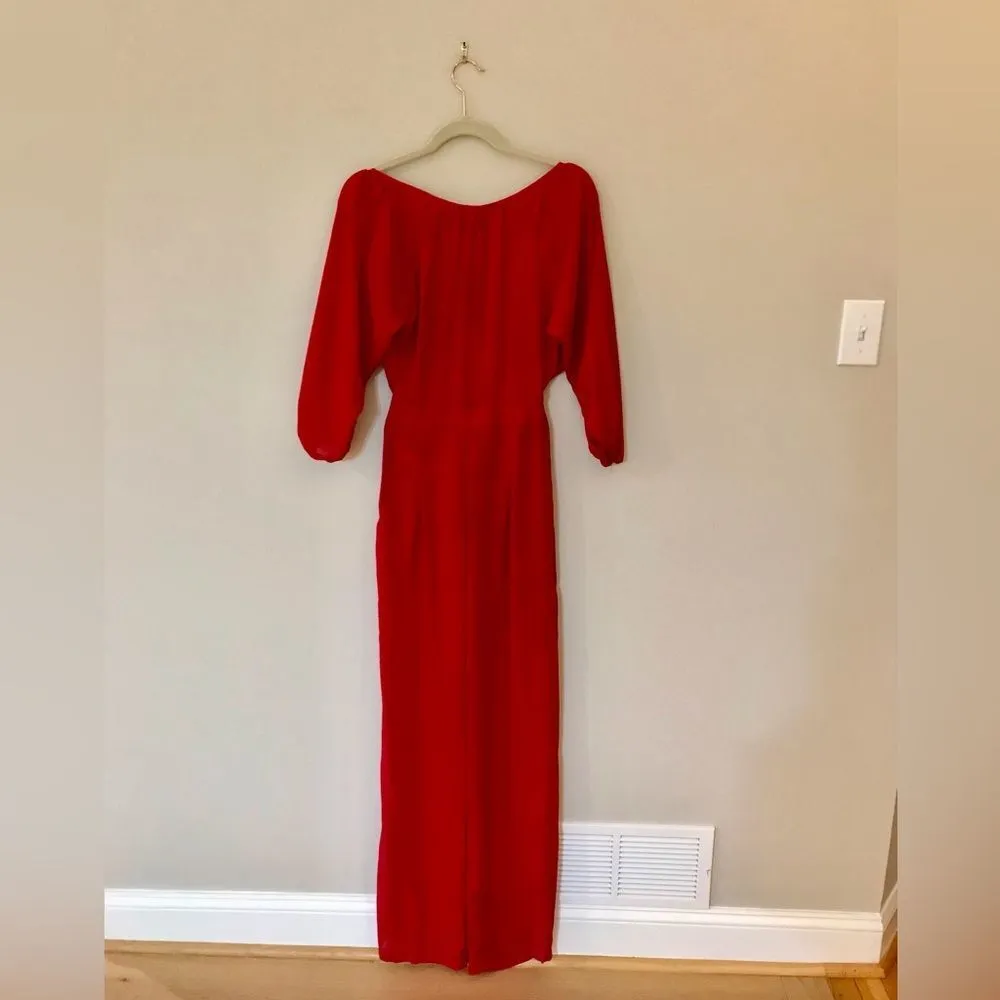 Nasty Gal NWT  sheer tie front jumpsuit - Image 8