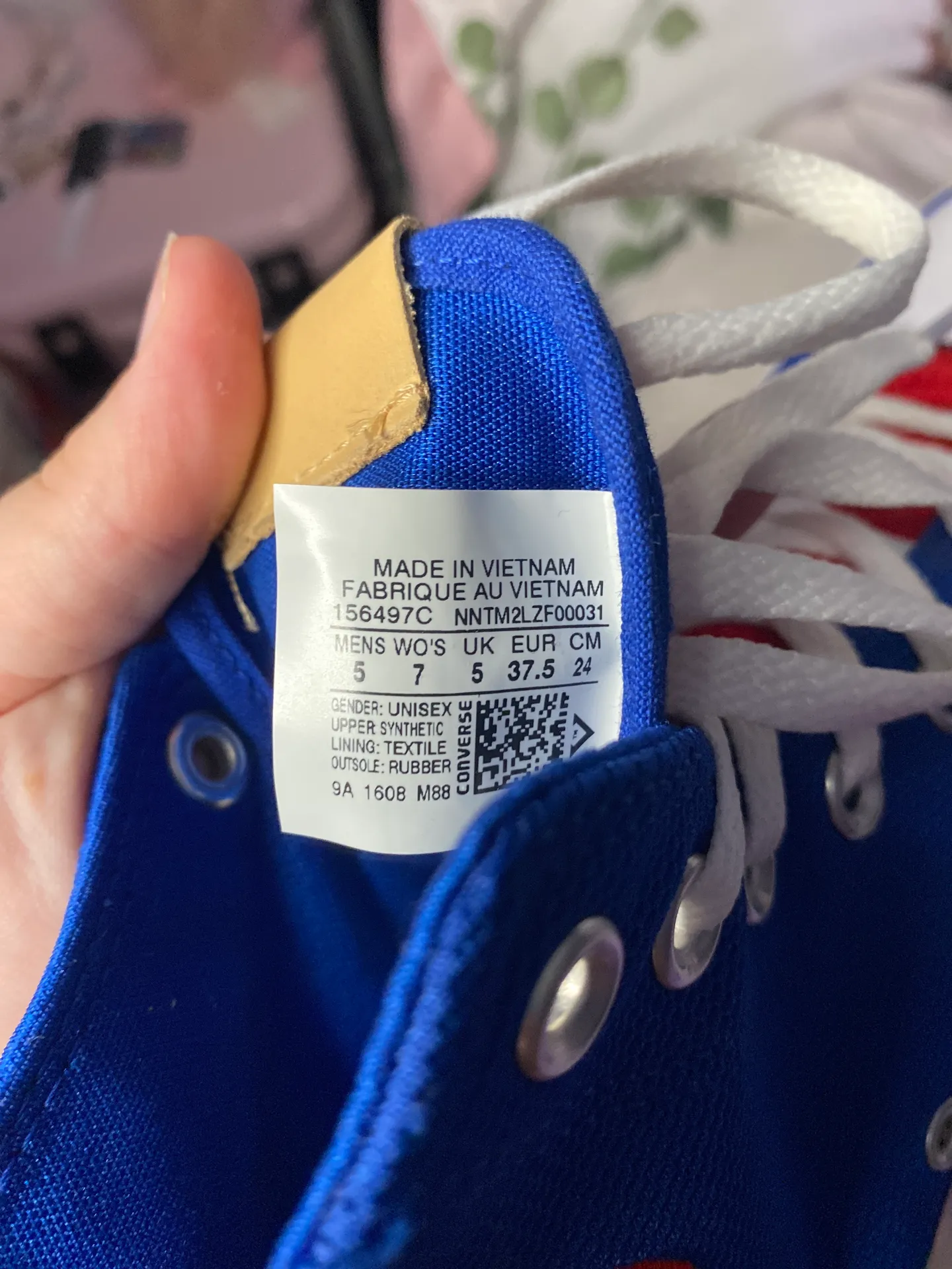 Converse Red And Blue High Top - Image 2