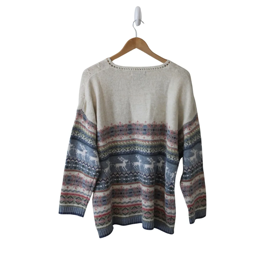 Designs & Co by Lane Bryant Womens Nordic Sweater Size‎ 14/16 - Image 2