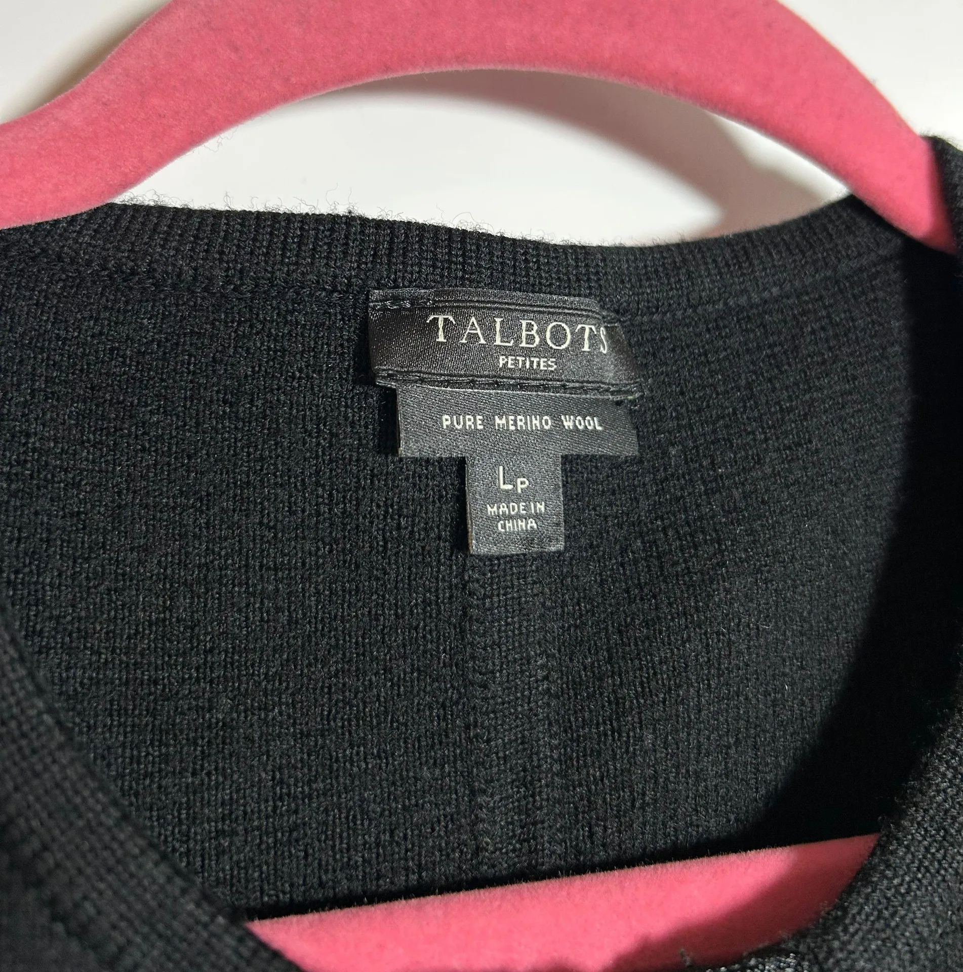 Petite large merino wool sweater dress - - Image 4