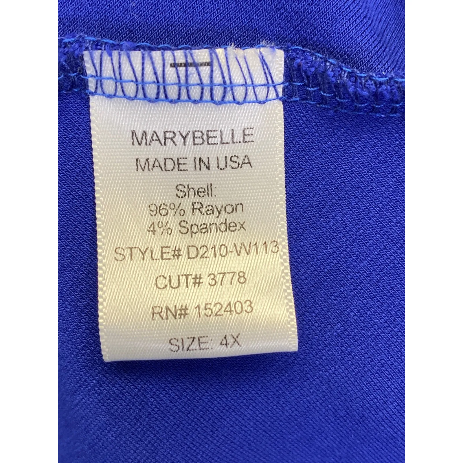 Marybelle Royal Blue Sleeveless A - Image 3