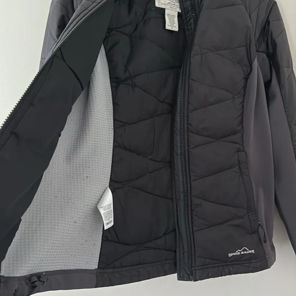 Eddie Bauer Women’s Premium Goose Down Jacket Full Zip Black Size M - Image 5