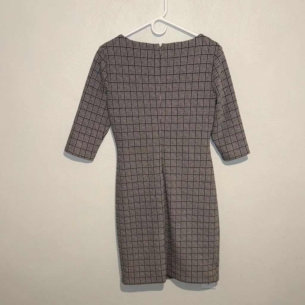 Lauren Ralph Lauren Gray Checkered Dress - Image 3