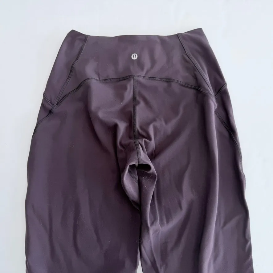 Lululemon Sun Setter Untight Tight 28" Boysenberry Purple Size 8 Nulu Relax Fit - Image 5