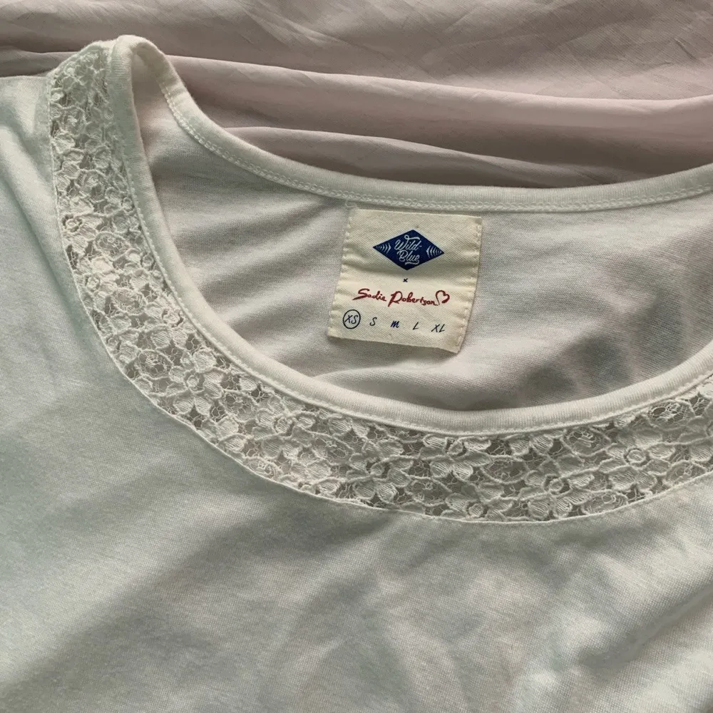 lace short sleeve blouse - Image 4