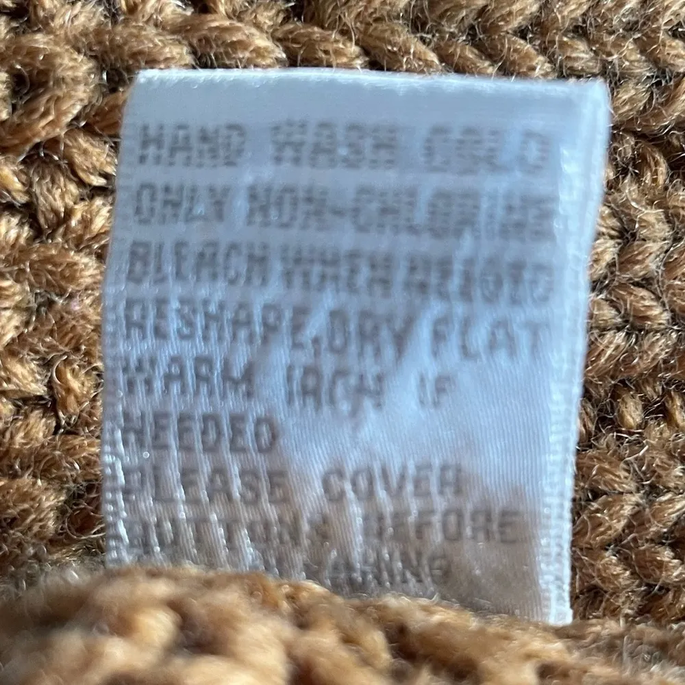 Soft Surroundings Double Breasted Ribbed Short Sleeve Sweater Brown Size Large - Image 7