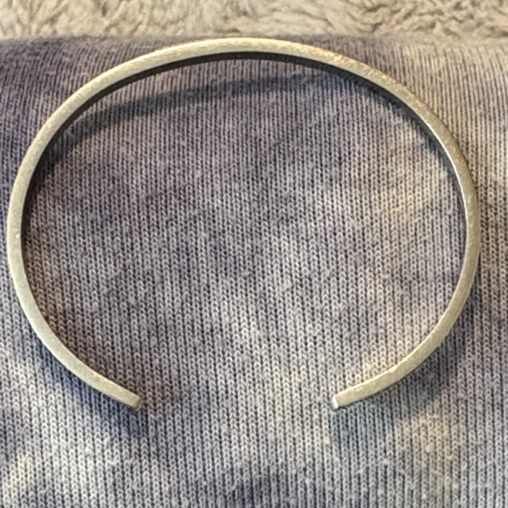 MantraBand EUC  Silver 'Everything Happens for a Reason' Cuff - Image 5