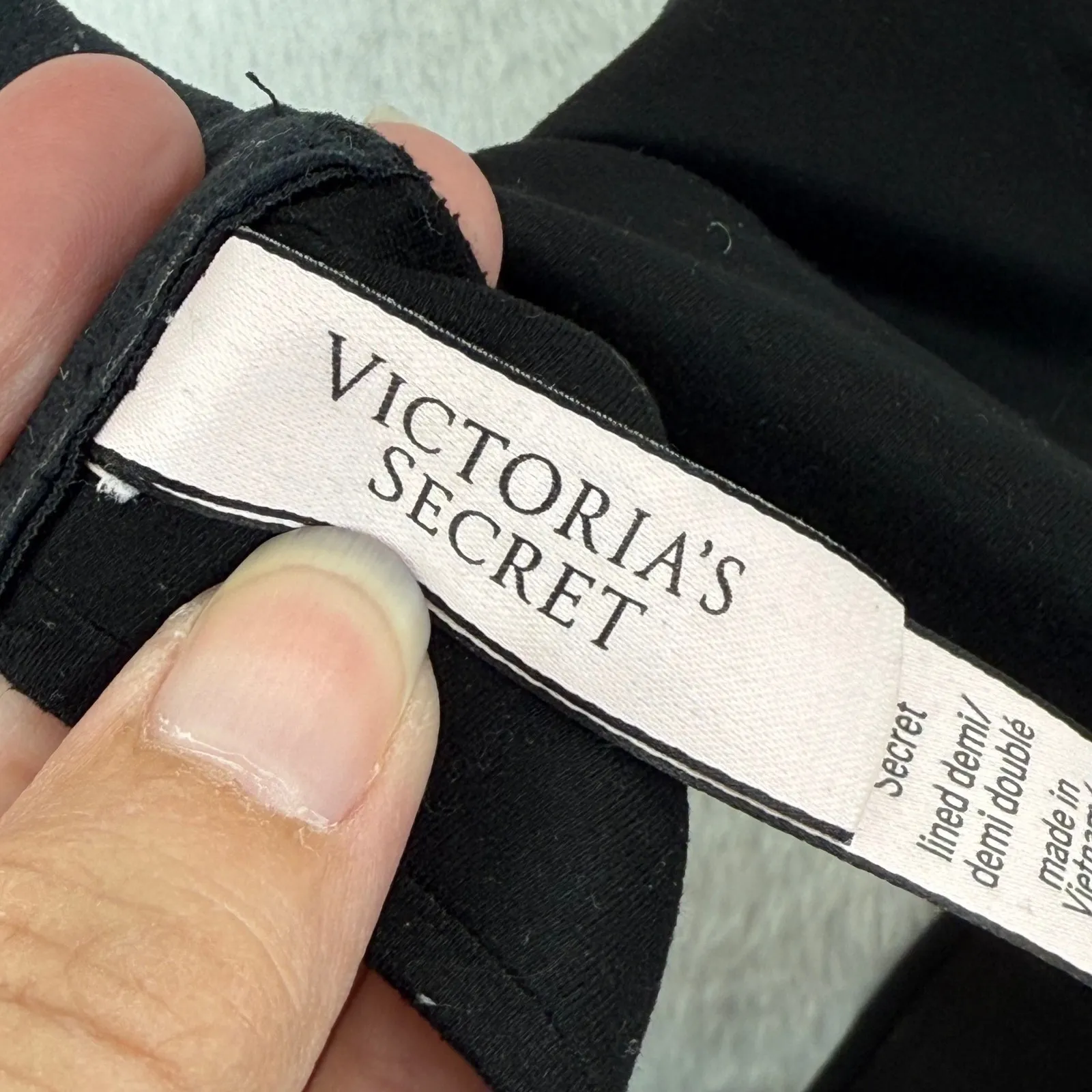Victoria's‎ Secret Incredible Lined Demi Bra Black Size 34D - Image 4