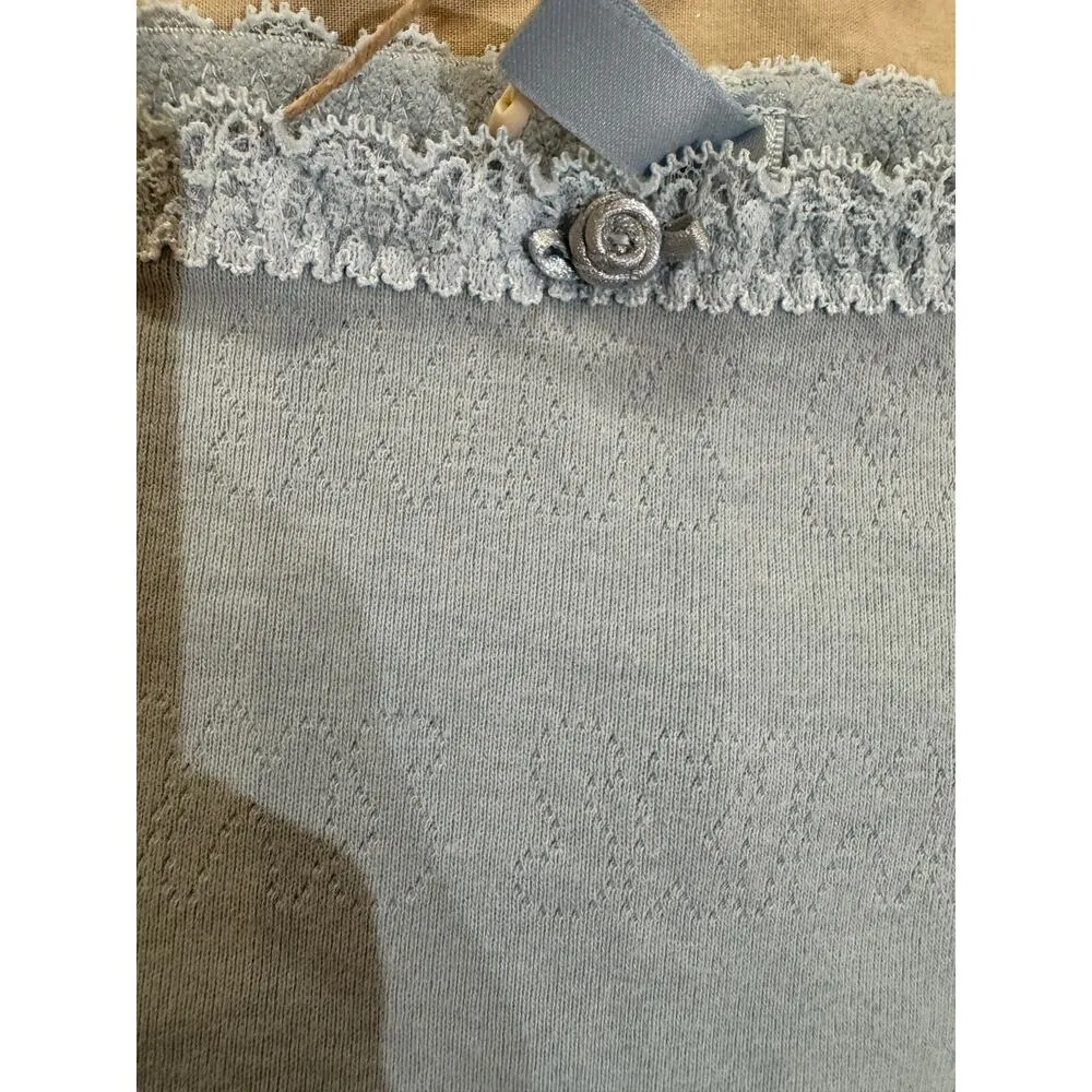 SKIMS Size 4X Lace Pointelle Boxer Short sky blue boxers shorts NWT - Image 7