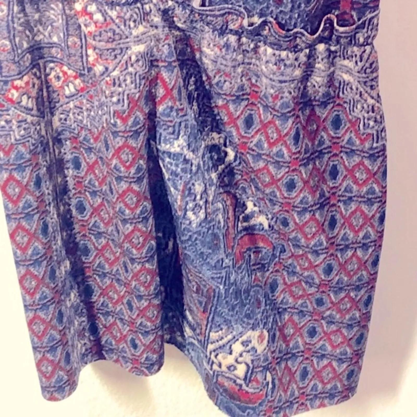 BCBGeneration Chili Pepper Off Shoulder Shift Dress Large - Image 7