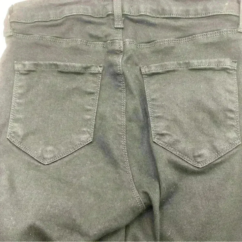 L'AGENCE Black Casual Tuxedo Margot High Rise Skinny Ankle Jeans Women's Size 26 - Image 5