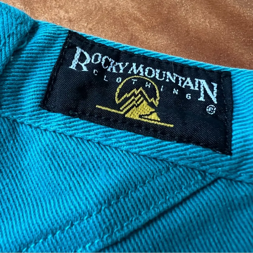 Rocky Mountain Clothing Turquoise High rise Jeans size 25” bare back riding - Image 4