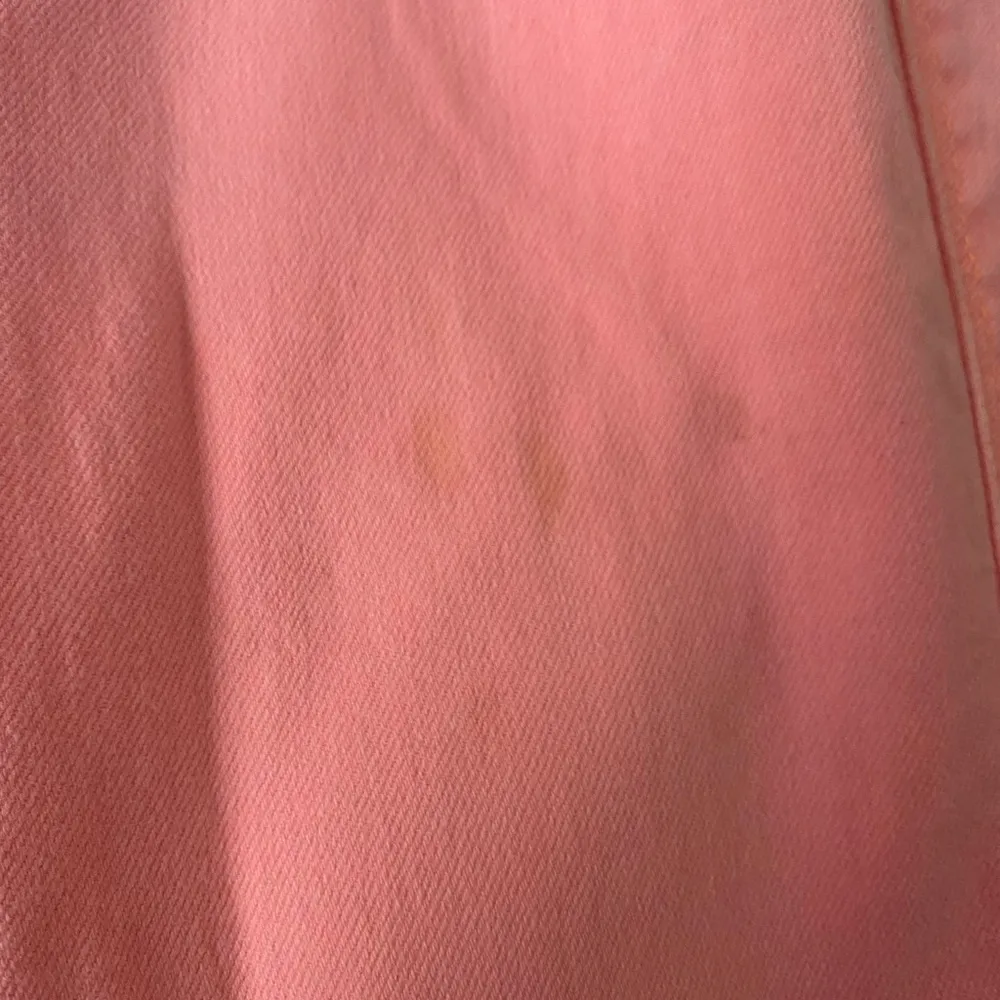 Levi’s Orange Sherbert Mid Rise Moto Zip Skinny Leg Cropped Jean Leggings Sz 28 - Image 6