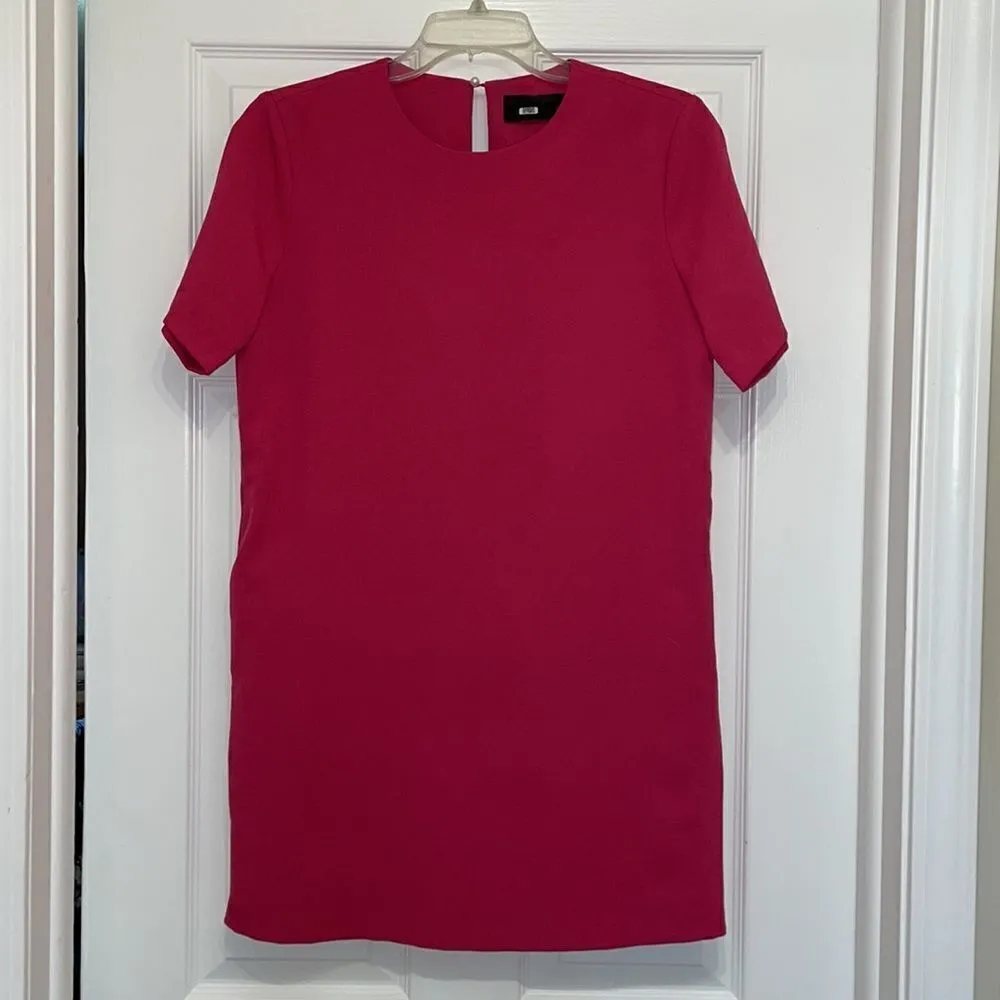 Blaque Label Raspberry colored Shift dress with pockets - Image 2