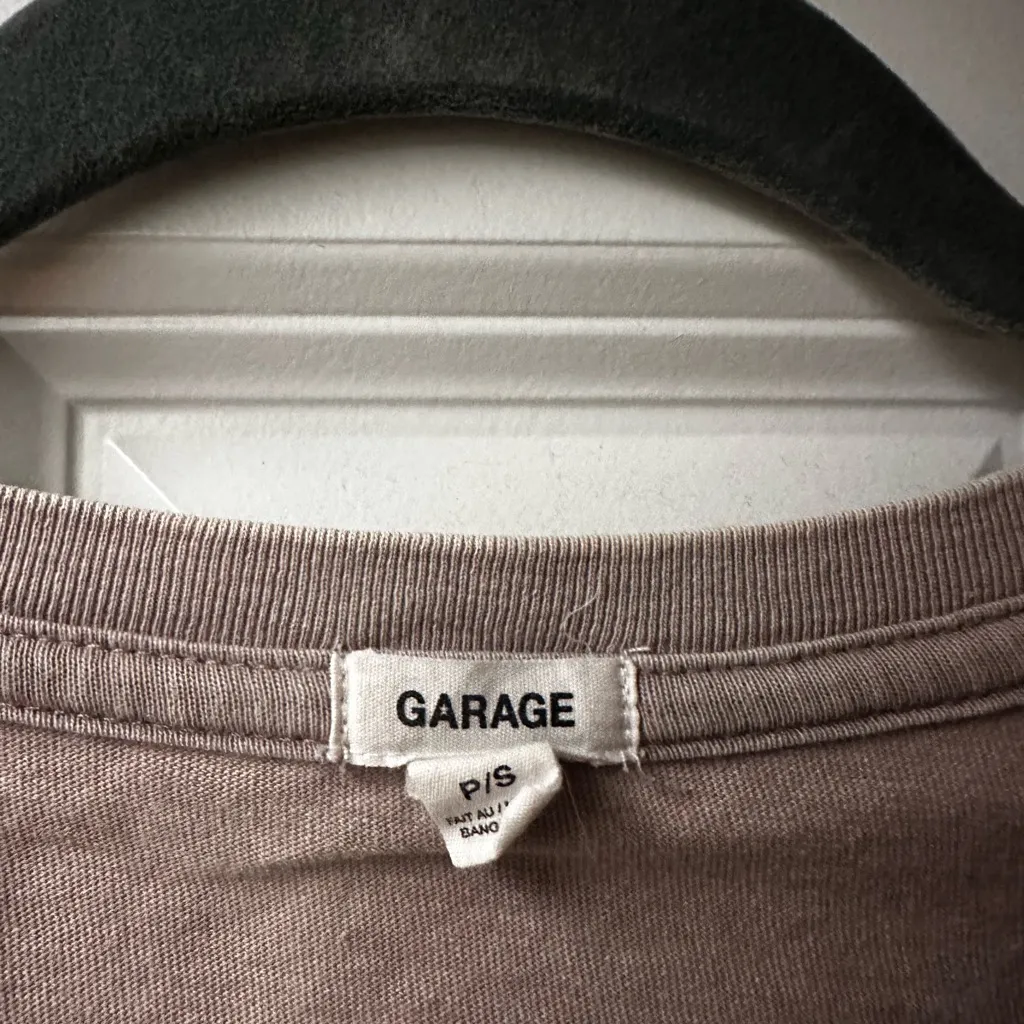 Garage Lilac Graphic Crop Top - Image 2