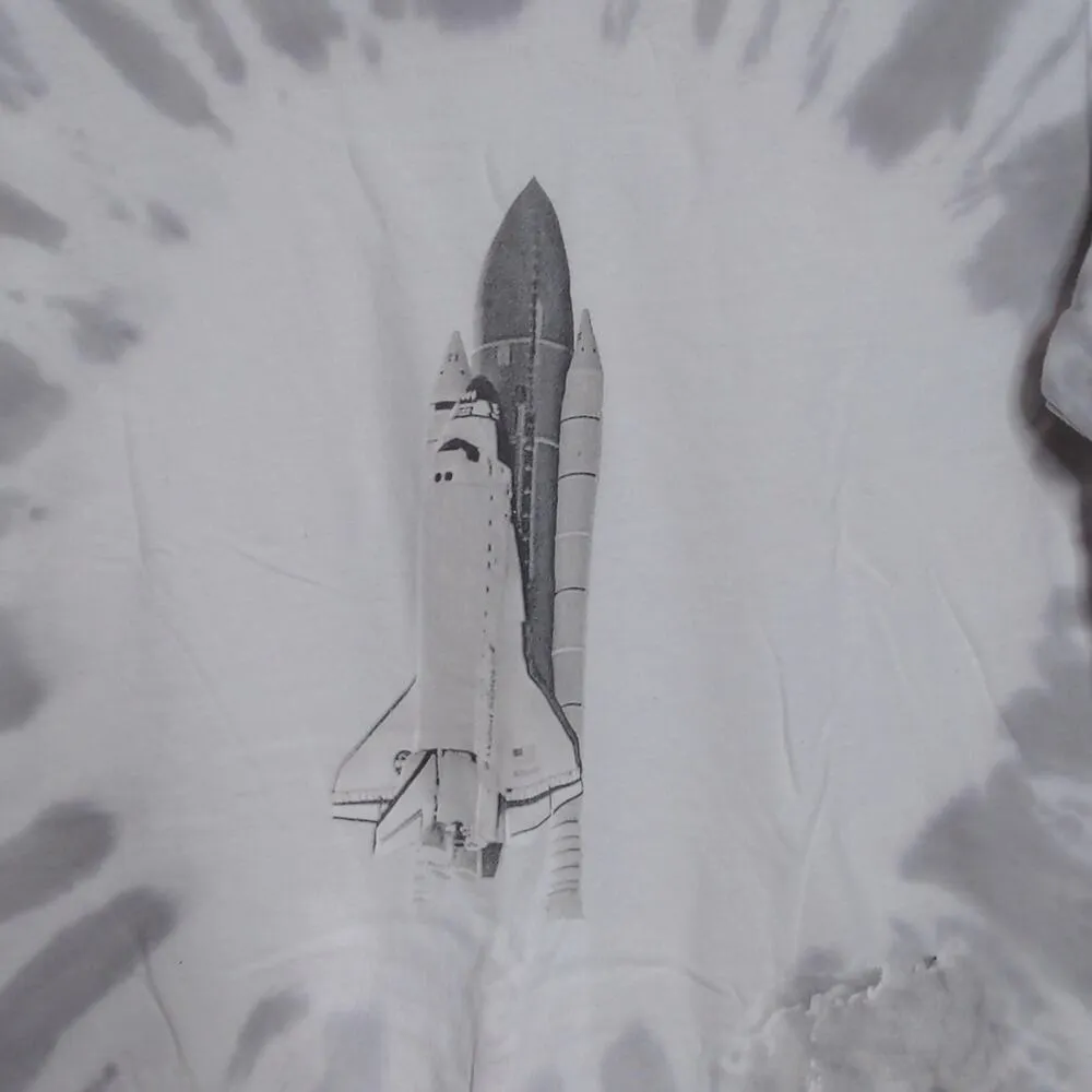 Mighty Fine NASA Rocket Tee Tie Dye Ringer - Size XL - Image 2