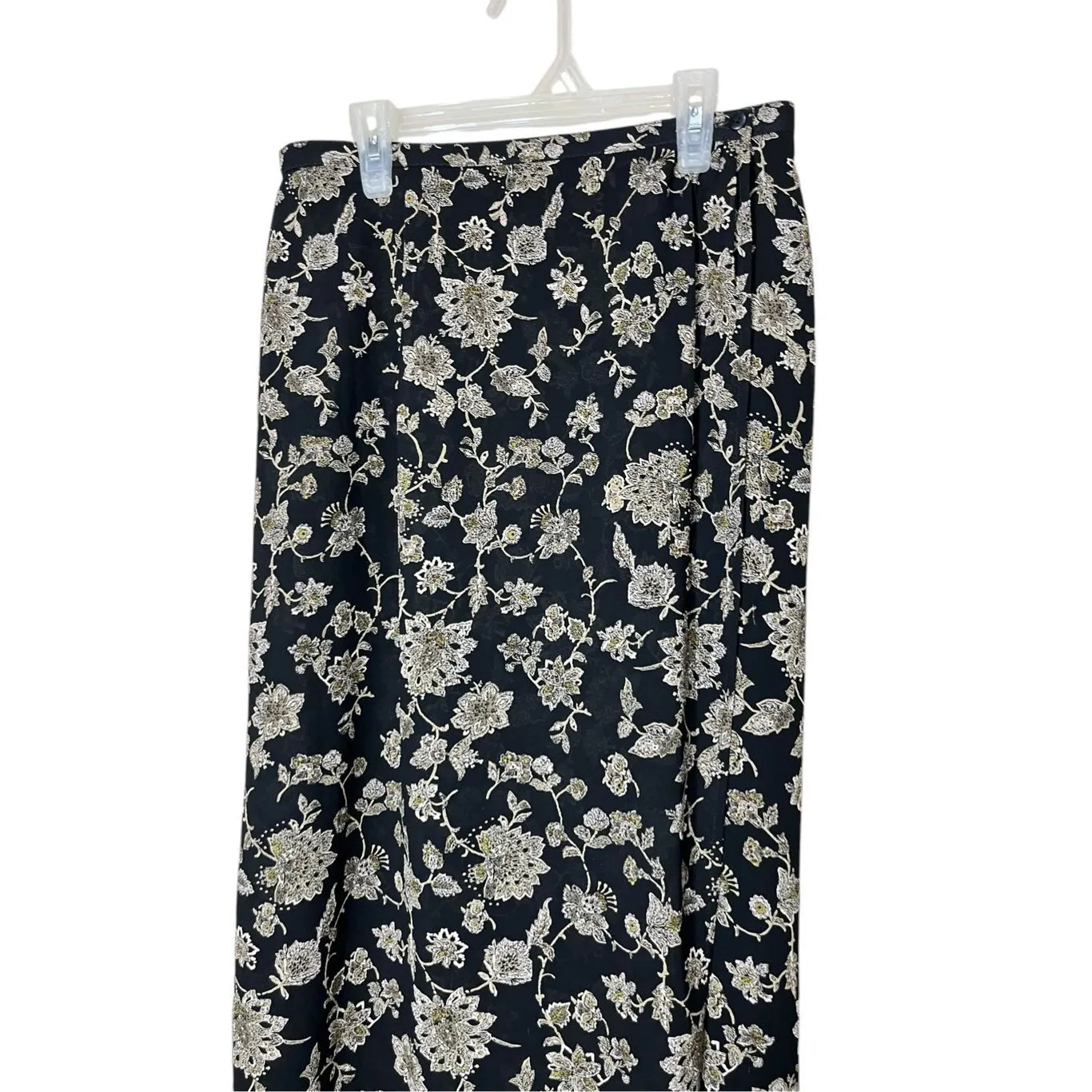 Vintage Hunt Club Floral Print Wrap‎ Maxi Skirt Size 12 - Image 2