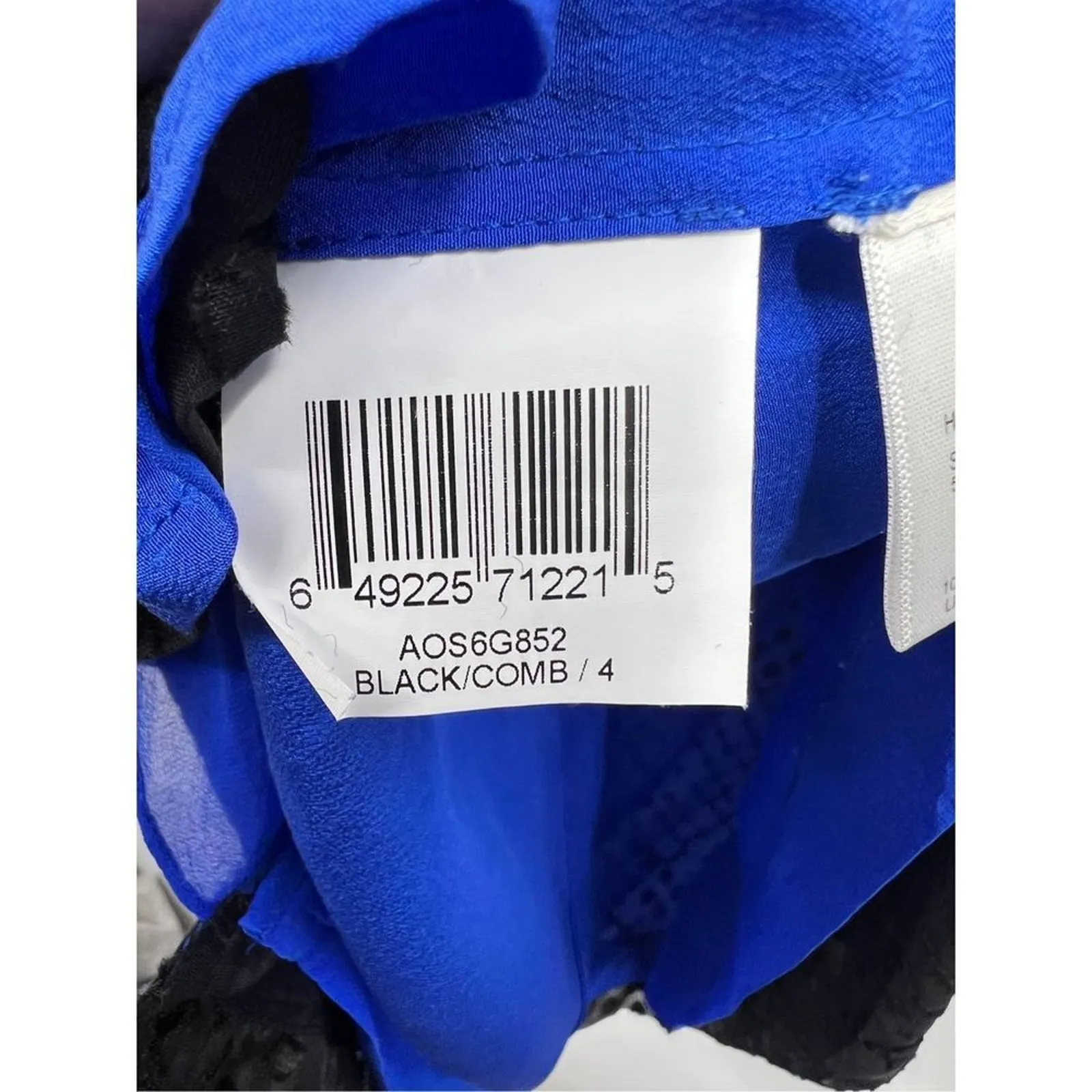 BCBGMAXAZRIA Blue Runway Long Sleeve Tired Silk Skirt Dress‎ 4 - Image 6