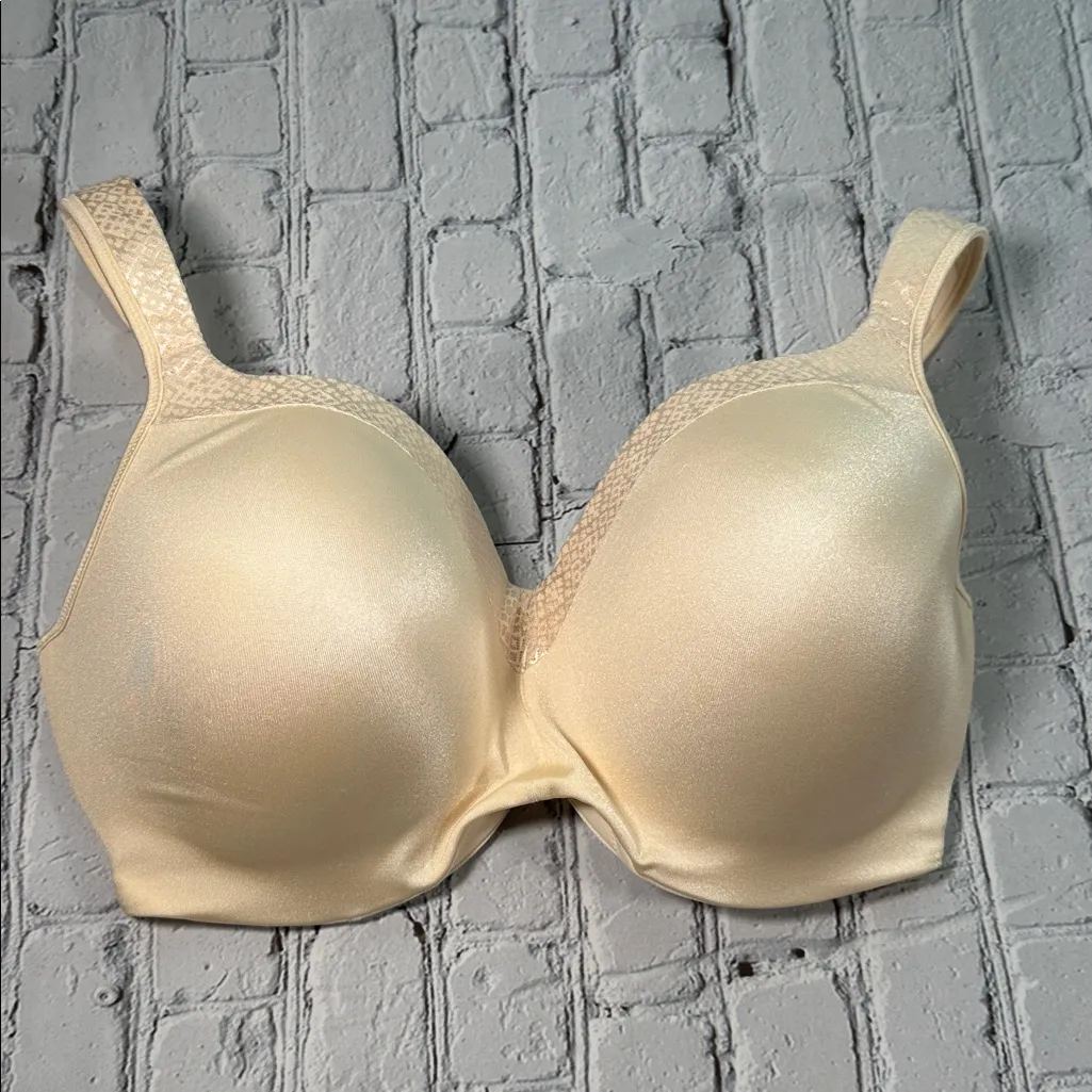 Bali One Smooth U Balconette Shaping Underwire Bra # 4823 women size 36DDD ivory - Image 2