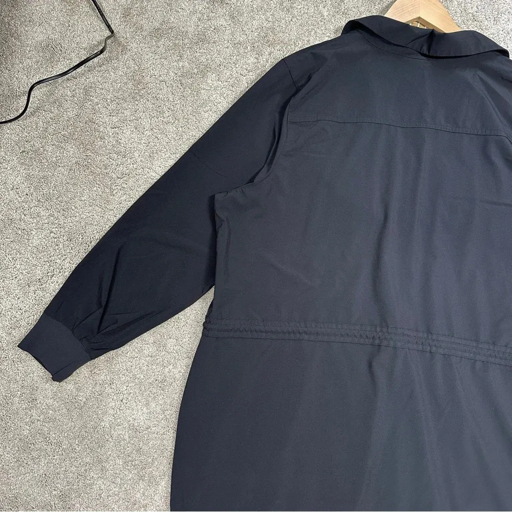 Athleta Zuma Shirtdress Longsleeve UPF 50+ Travel Black Size 1X - Image 10