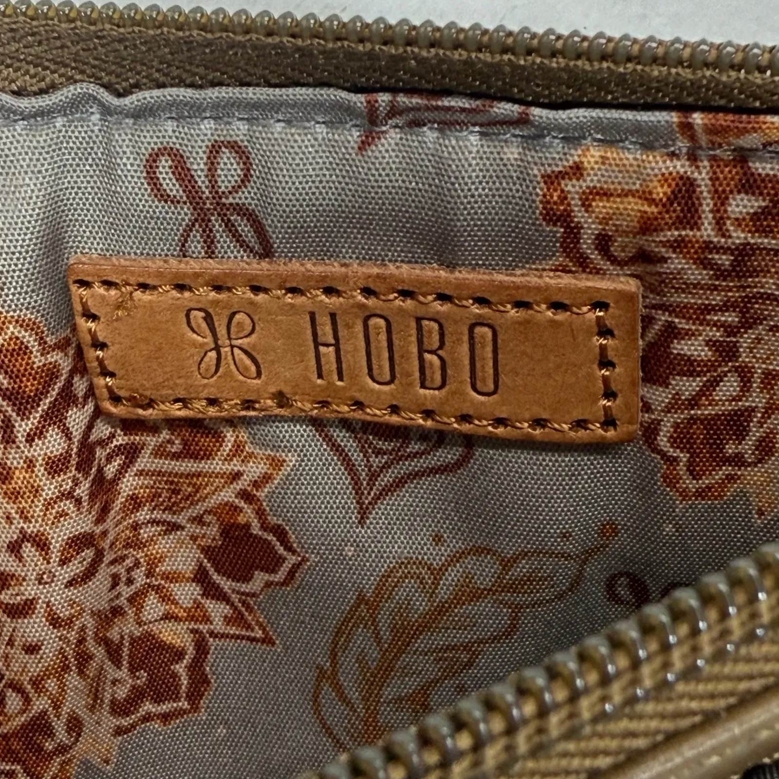 Hobo Leather Wallet Wristlet Brown‎ Card Holder Organizer Clutch Small Brown - Image 4