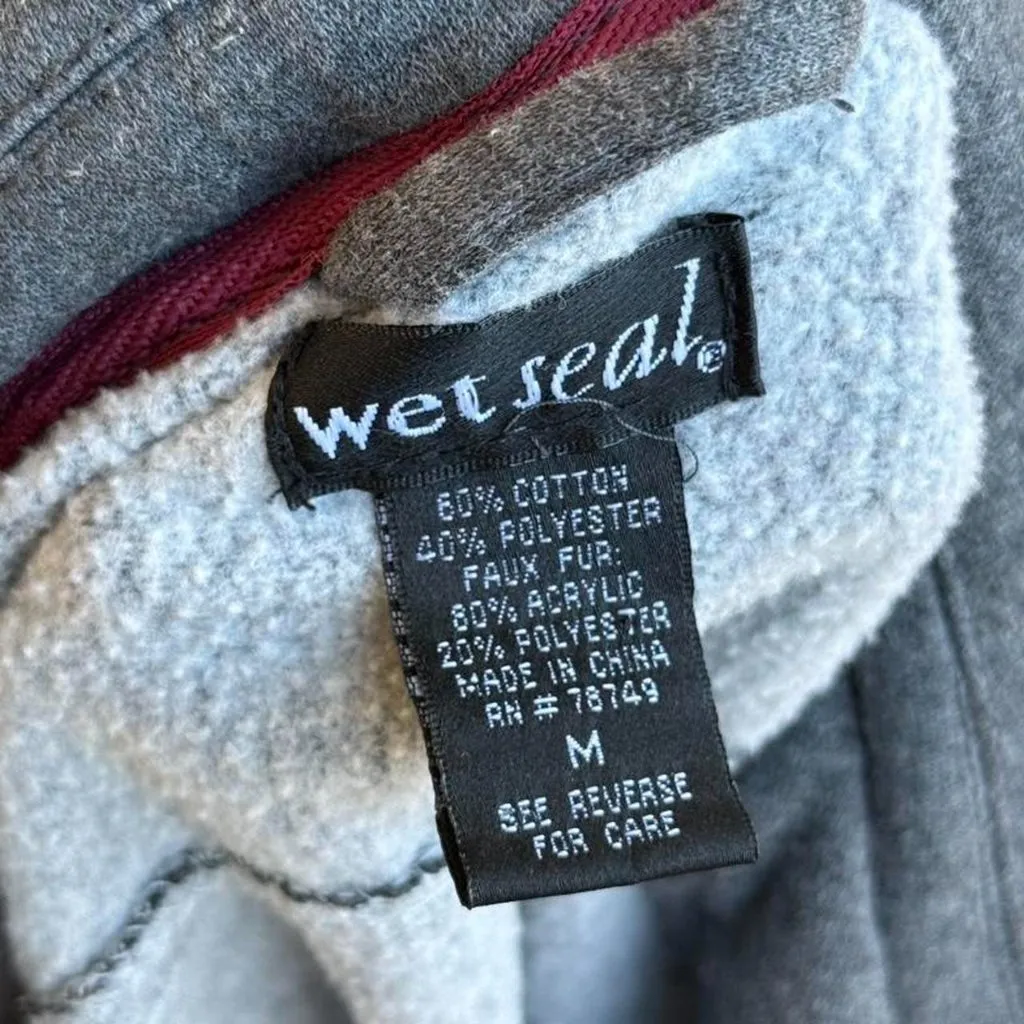 y2k grey pea coat - Image 4