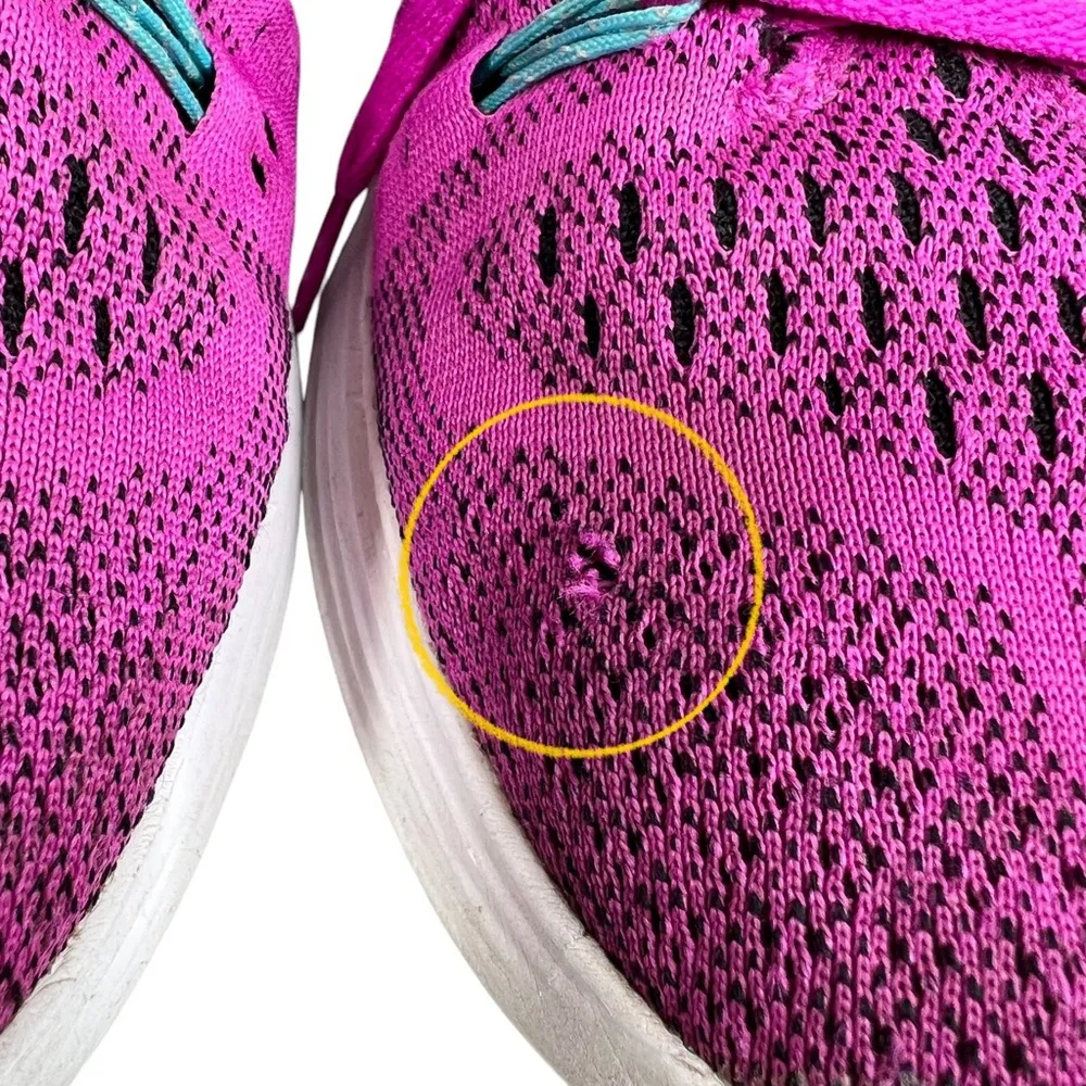 Nike Lunar Tempo Knit Fuchsia & Blue Running Shoes Sneakers - Image 5