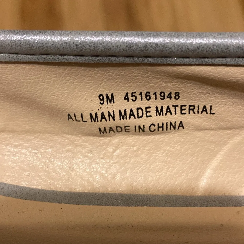 Cato Silver Color Flats Women’s Size 9M NWT - Image 9