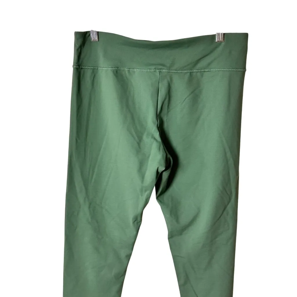 Danskin Size XL Womens High-Waisted Green Leggings Nylon/Spandex Blend - Image 4