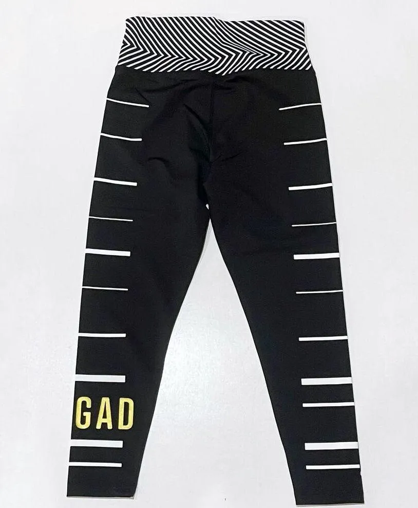NEW Jaggad S Rocky Barnes Hollywood Legging Black Gym Tight Workout Pant - Image 6