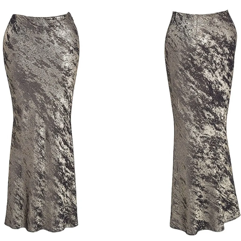 House of CB 'Clara' Pewter‎ Biased Cut Midi Skirt NWOT size XL - Image 9