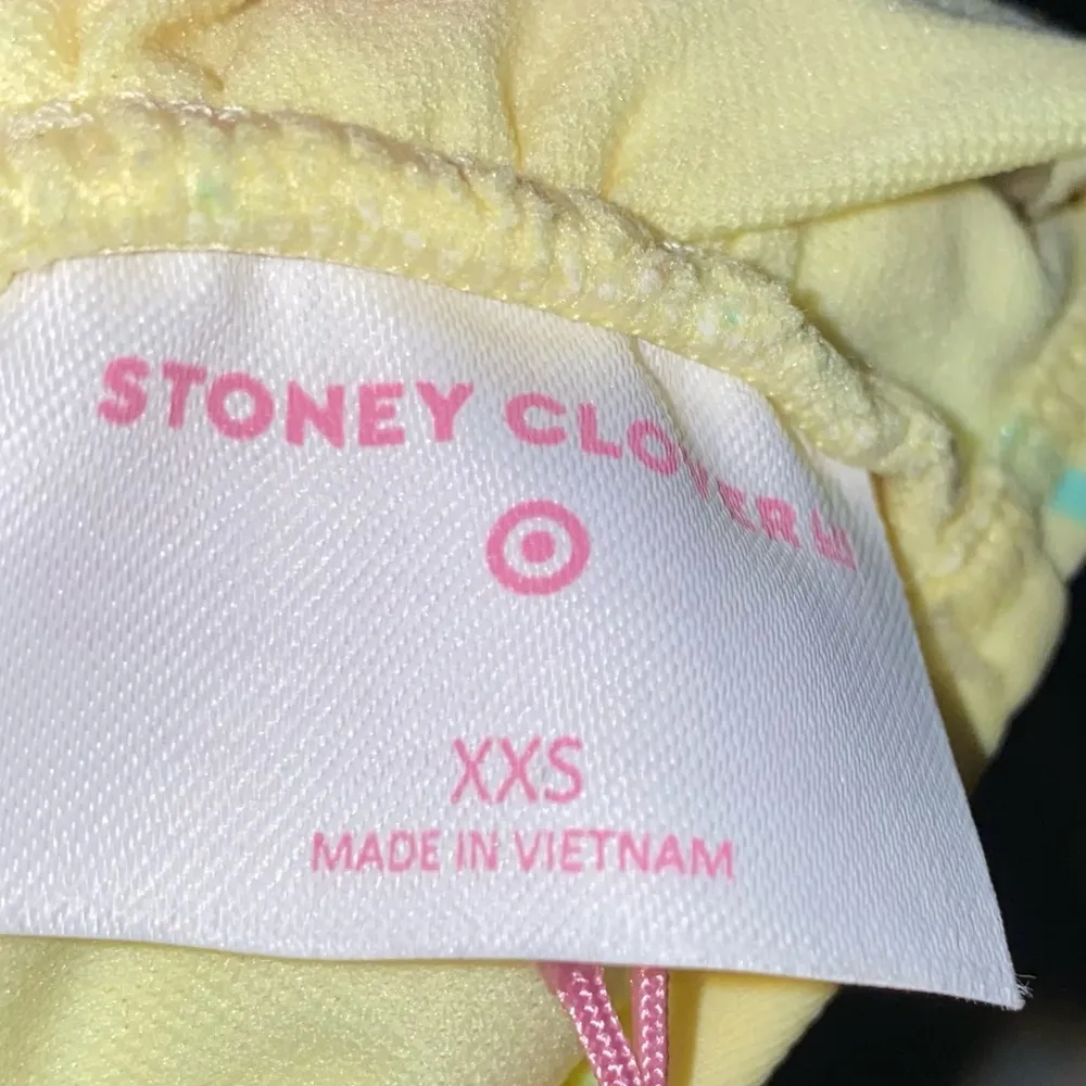 NWT Stoney Clover Lane x Target Yellow Tropical Bikini Top - Image 3