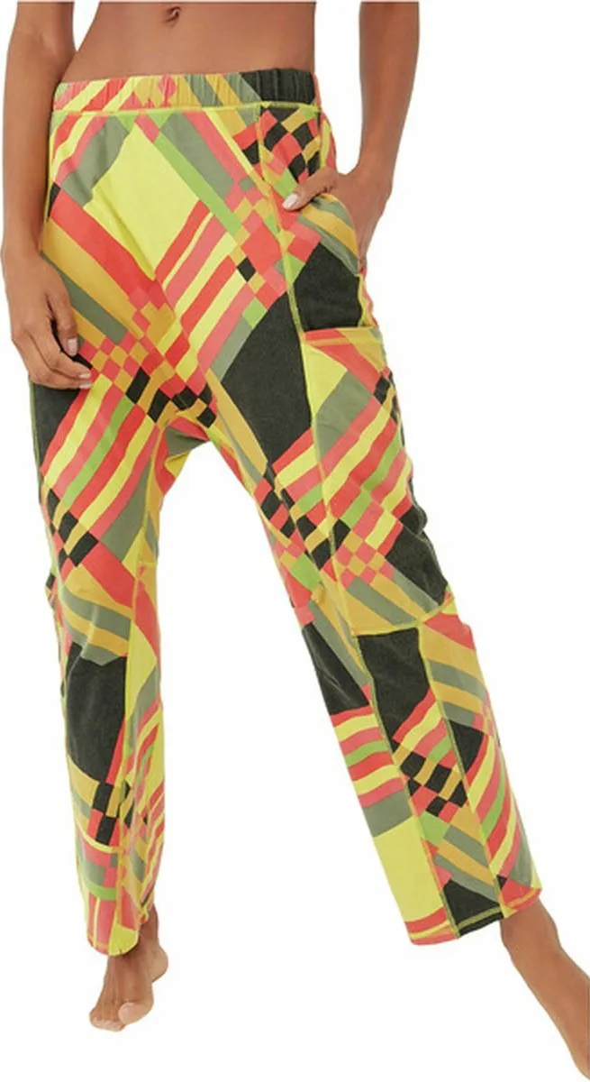 FP Movement Maximalist Hot Shot Harem Pants Small Yellow Festival Dopamine Indie - Image 1