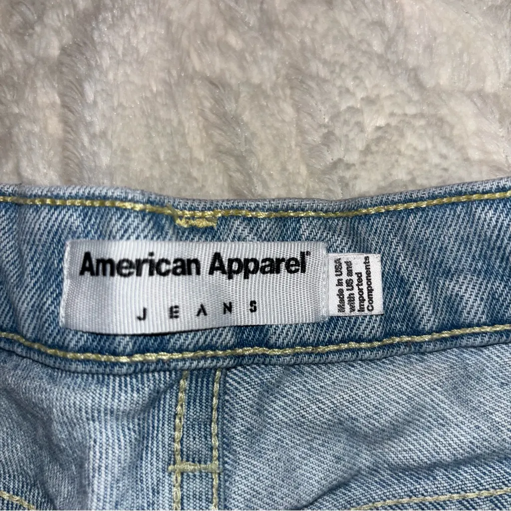 American Apparel Jean Shorts - Image 2