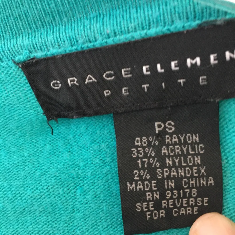 Grace Elements FINAL MARKDOWN LADIES  cardigan petite small - Image 4