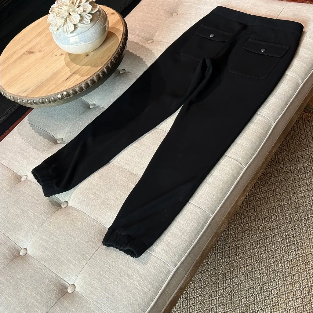 Theory Black Sport Jogger Trouser Pant Size 0 - Image 9