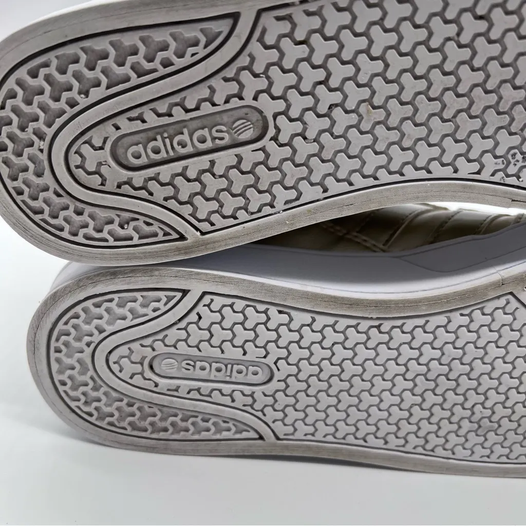 Adidas Neo Label Gold Metallic Leather Women’s High-Tops w/White Midsole-Sz 7.5 - Image 9