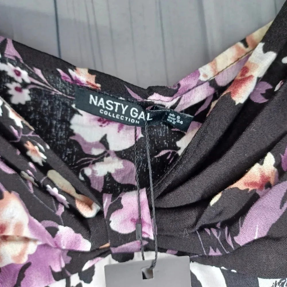 Nasty Gal print mix mini skater dress NWT - Image 6