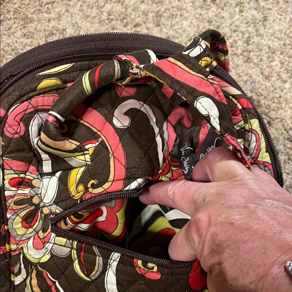 Vera Bradley Vibrant Floral Backpack and Wallet Set - Image 9