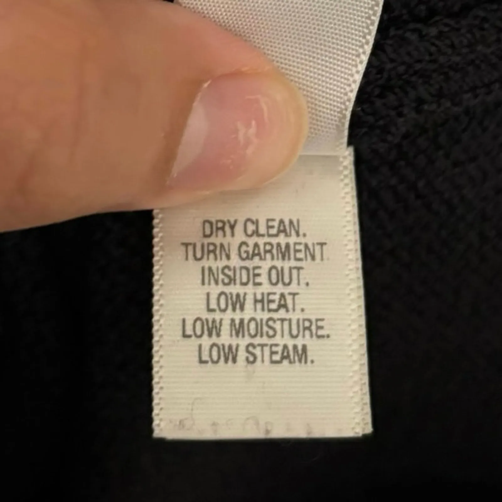 St. John Collection Navy Blue Wool Knit High Rise Wide Leg Pants Size 8 Medium - Image 5