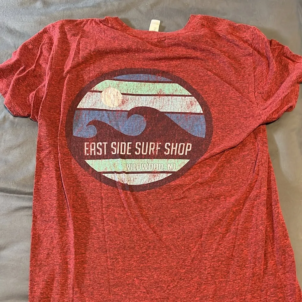 East side surf shop tshirt Red - Image 4