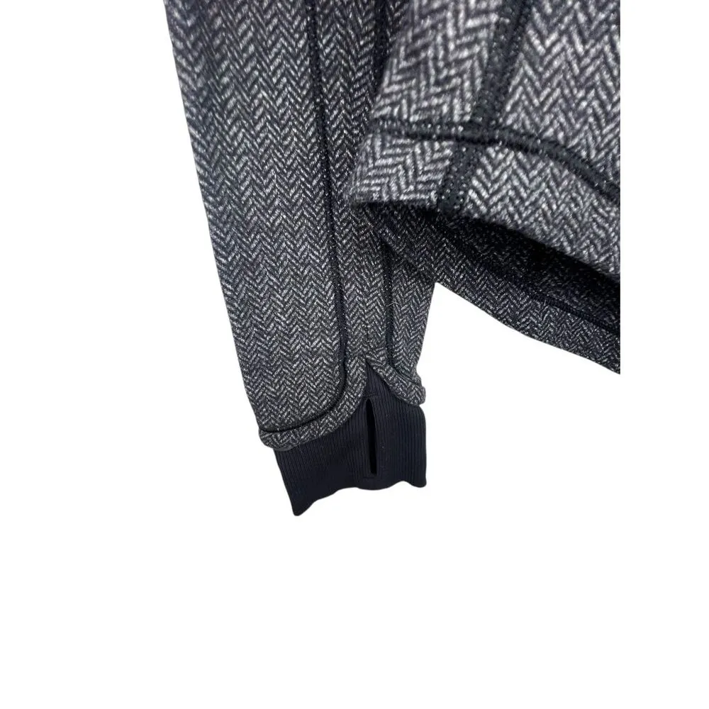 Lululemon Dark Heathered Grey Half Zip Base Runner Jacket - Image 5