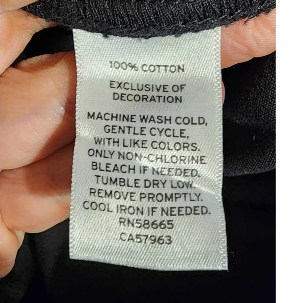 BP. by Be Proud Gender Inclusive Pleated Cotton Twill Skirt Black Medium NWOT - Image 3