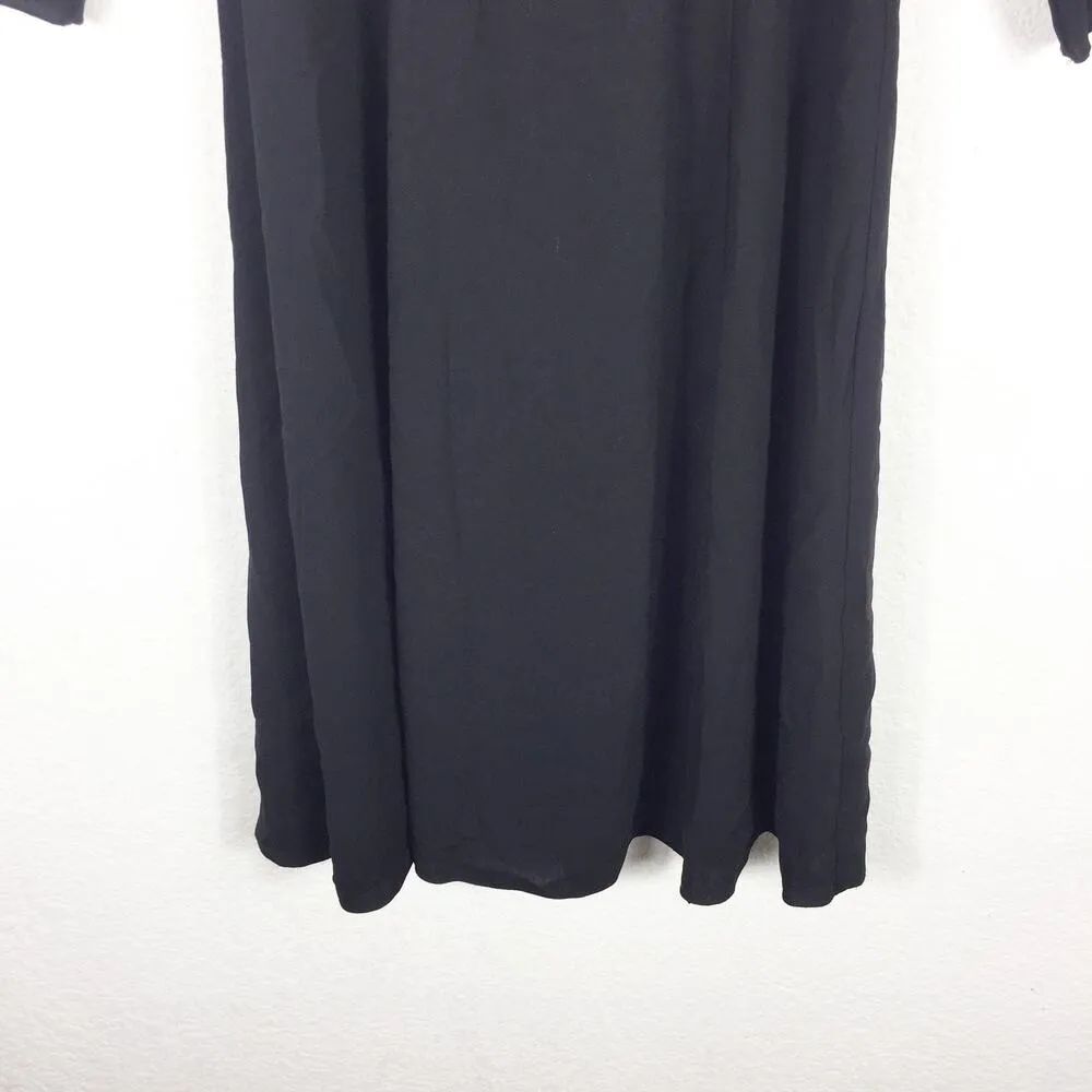 NWT Aritzia Wilfred Aubagne Black Midi Dress - Image 11