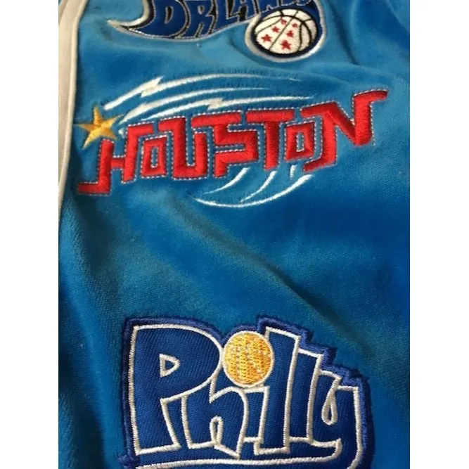 NBA Women's Juniors Velour Jacket Basketball Teams Embroidered Patch Size Small - Image 3