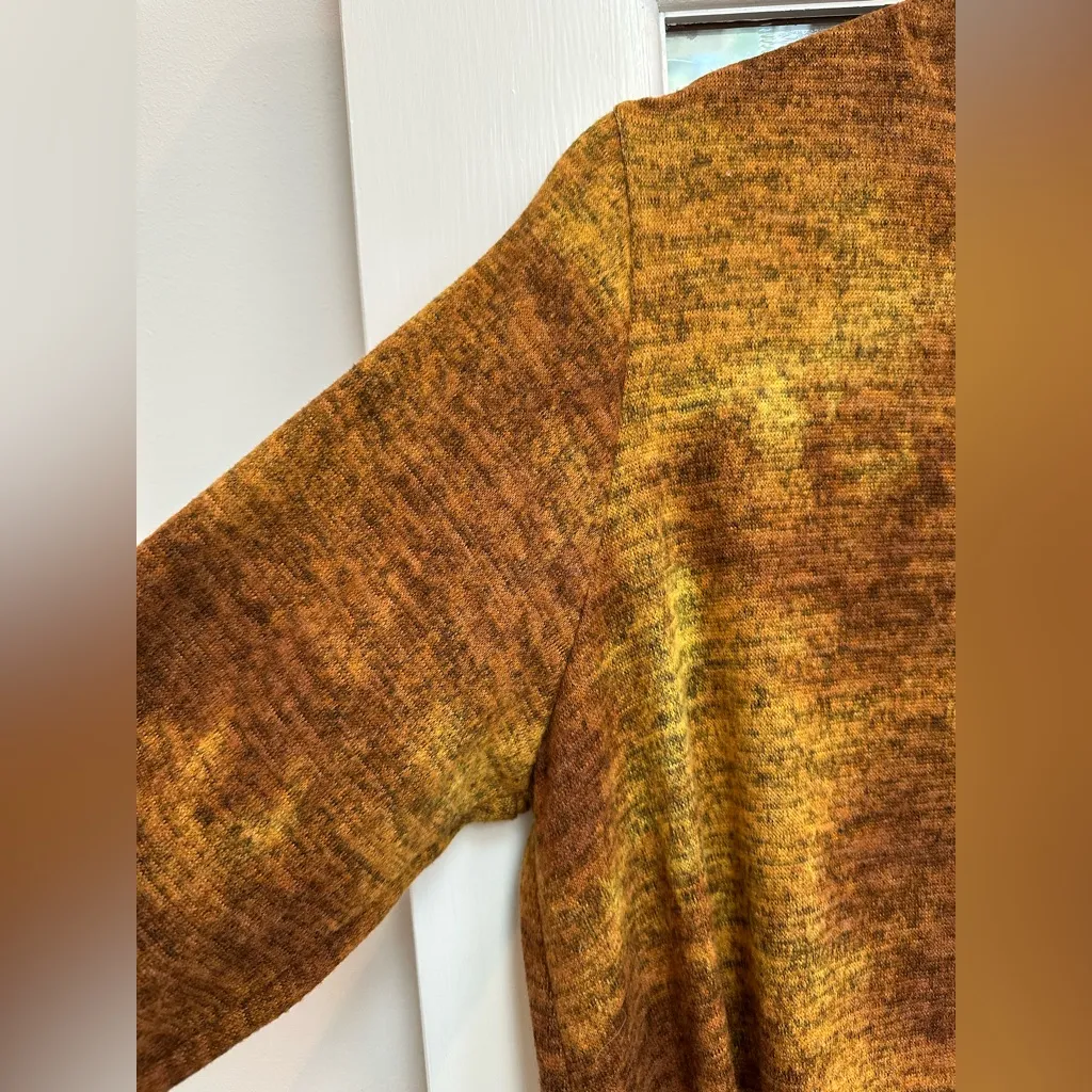LuLaRoe Sarah Cardigan Duster Open Front Long Sweater Ombre Bronze Size L NWOT - Image 3