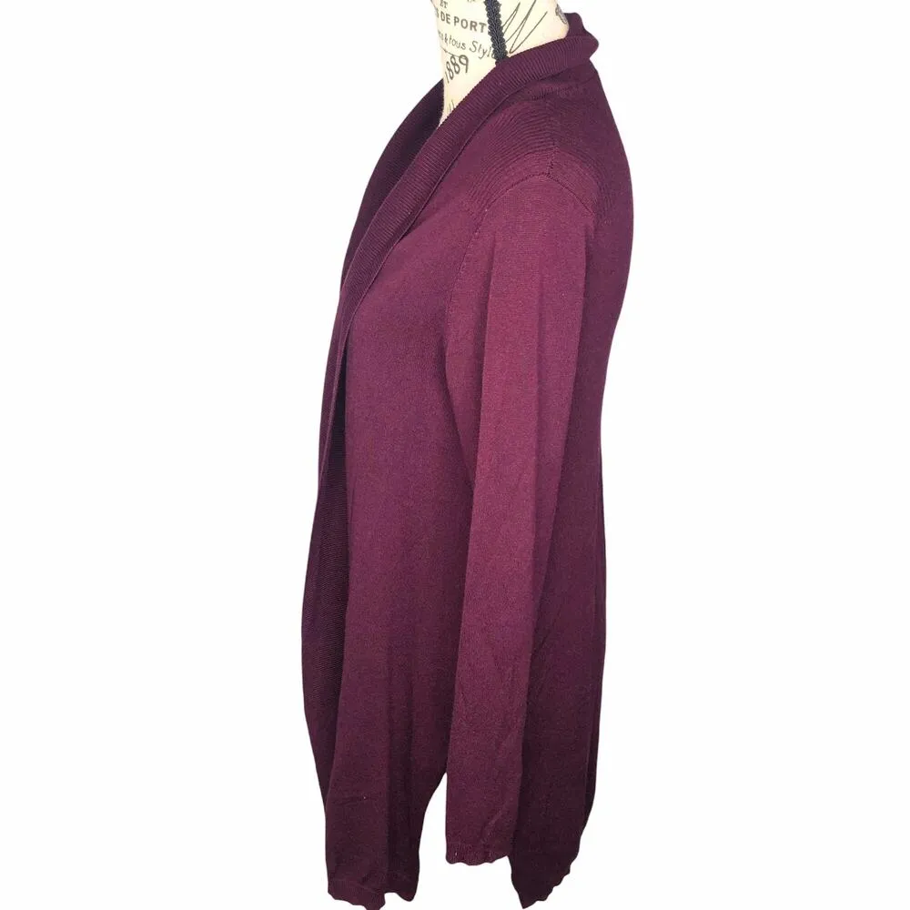 Staccato SMALL Ashter Cardigan - Stitch Fix Ribbed Detail Long Sleeve Shawl - Image 4