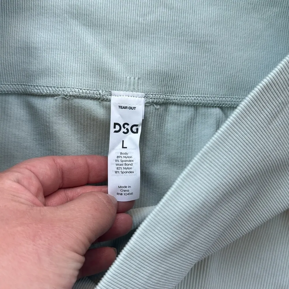 DSG Momentum High Rise Seamless Leggings Pale Seaglass Large Green - Image 2