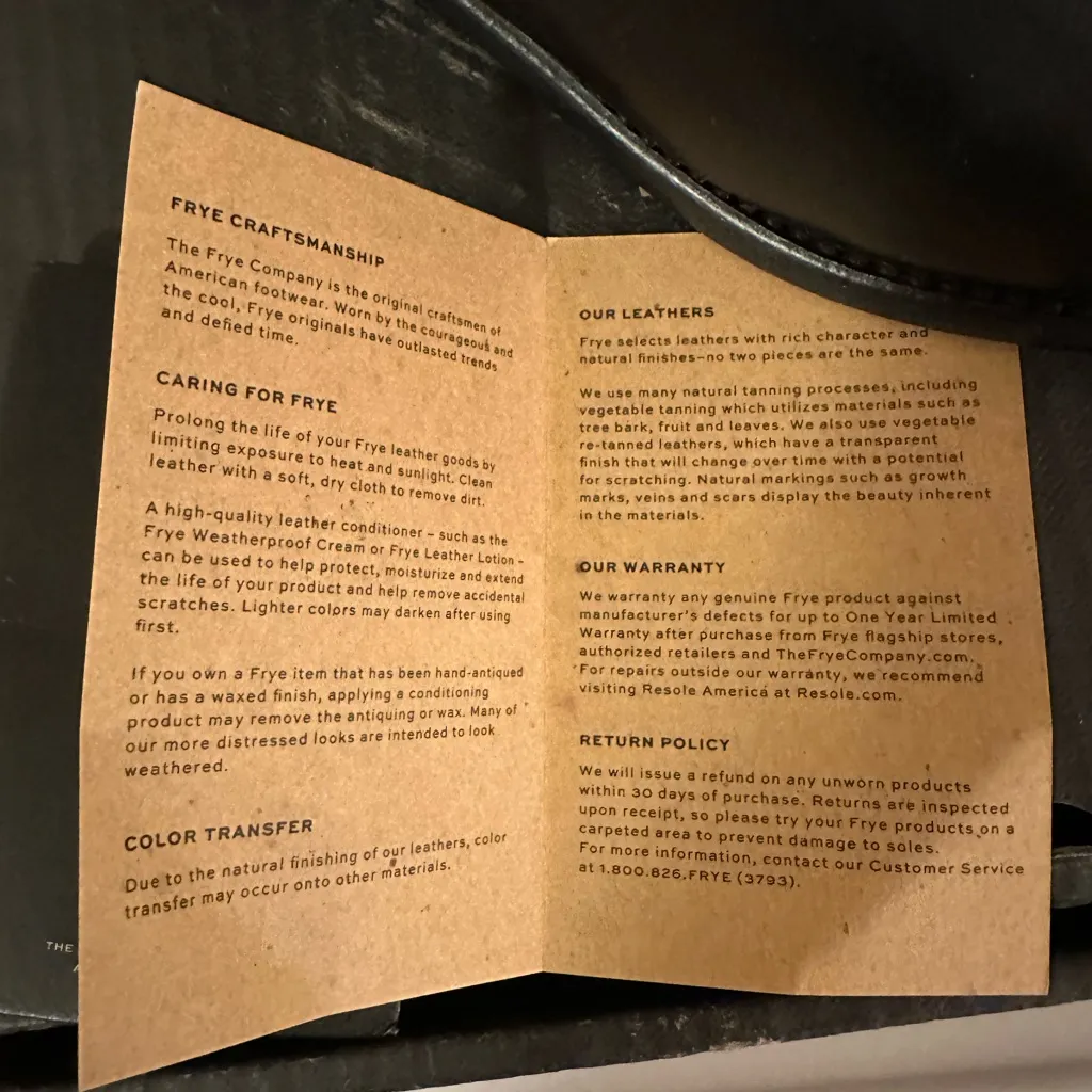 Frye Wyatt Harness Leather Black Short Southern/Western Cowboy Vintage AnkleBoot - Image 12