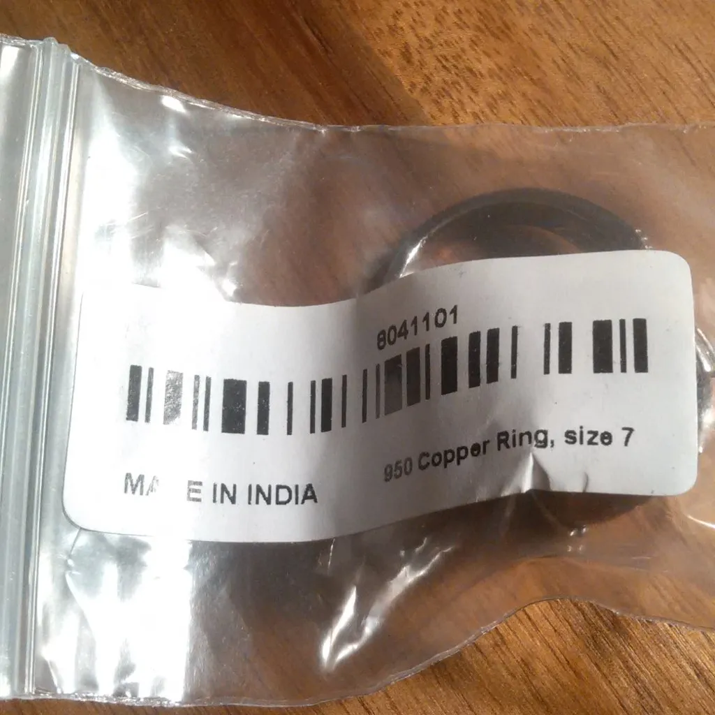 Matrix Silver Shungite Platinum Over Copper Solitaire Ring (Size 7) - Image 14